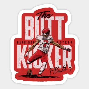 Harrison Butker Kansas City Butt Kicker Sticker